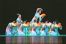China contemporary dance performance on stage